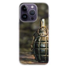 iSaprio Silikónové puzdro - Grenade pre iPhone 14 Pro