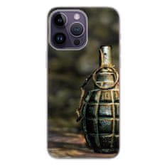 iSaprio Silikónové puzdro - Grenade pre iPhone 14 Pro Max