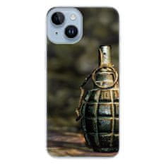 iSaprio Silikónové puzdro - Grenade pre iPhone 14