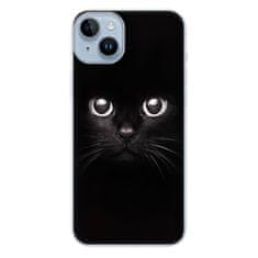 iSaprio Silikónové puzdro - Black Cat pre iPhone 14 Plus