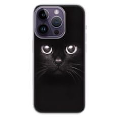 iSaprio Silikónové puzdro - Black Cat pre iPhone 14 Pro