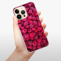 iSaprio Silikónové puzdro - Raspberry pre iPhone 14 Pro Max
