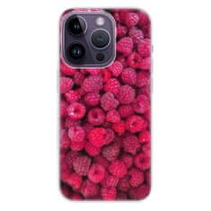 iSaprio Silikónové puzdro - Raspberry pre iPhone 14 Pro