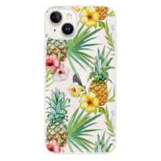 iSaprio Silikónové puzdro - Pineapple Pattern 02 pre iPhone 14 Plus