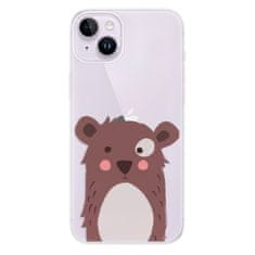 iSaprio Silikónové puzdro - Brown Bear pre iPhone 14 Plus