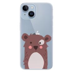 iSaprio Silikónové puzdro - Brown Bear pre iPhone 14