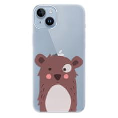 iSaprio Silikónové puzdro - Brown Bear pre iPhone 14 Plus