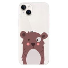 iSaprio Silikónové puzdro - Brown Bear pre iPhone 14 Plus