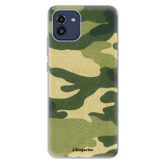 iSaprio Silikónové puzdro - Green Camuflage 01 pre Samsung Galaxy A03