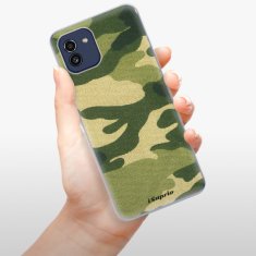 iSaprio Silikónové puzdro - Green Camuflage 01 pre Samsung Galaxy A03