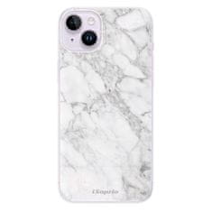 iSaprio Silikónové puzdro - SilverMarble 14 pre iPhone 14 Plus