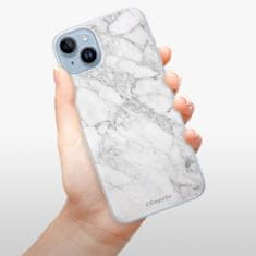 iSaprio Silikónové puzdro - SilverMarble 14 pre iPhone 14 Plus