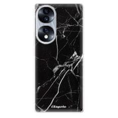 iSaprio Silikónové puzdro - Black Marble 18 pre Honor 70