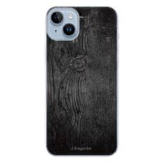 iSaprio Silikónové puzdro - Black Wood 13 pre iPhone 14 Plus