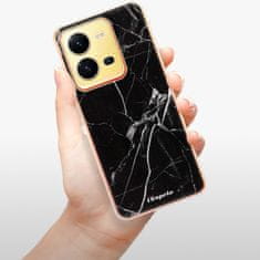 iSaprio Silikónové puzdro - Black Marble 18 pre Vivo X80 Lite 5G