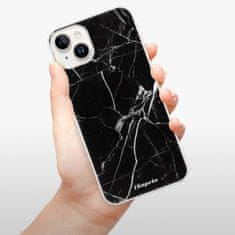 iSaprio Silikónové puzdro - Black Marble 18 pre iPhone 14 Plus