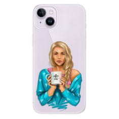 iSaprio Silikónové puzdro - Coffe Now - Blond pre iPhone 14 Plus