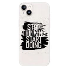 iSaprio Silikónové puzdro - Start Doing - black pre iPhone 14 Plus