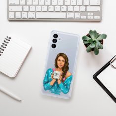 iSaprio Silikónové puzdro - Coffe Now - Brunette pre Samsung Galaxy A13 5G