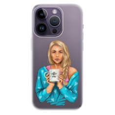 iSaprio Silikónové puzdro - Coffe Now - Blond pre iPhone 14 Pro