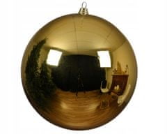 Kaemingk Zlatá nerozbitná ozdoba na vianočný stromček 14 cm