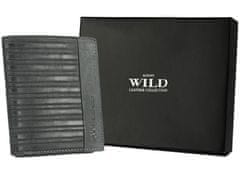 Always Wild Vertikálna pánska peňaženka z prírodnej kože
