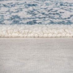 Kusový koberec Wool Loop Yasmin Ivory/Blue 120x170