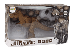 Lean-toys Dinosaurus na diaľkové ovládanie Bronzový tyranosaurus Zvuk