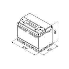 VERVELEY BOSCH S4008 74Ah 680A / + pravá autobatéria