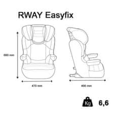 Nania Autosedačka NANIA R Way GR 2/3 Isofix (15-36 kg) s bočnými výstuhami 3 hviezdičky ADAC / TCS test