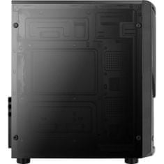 Aerocool AEROCOOL Case bez zdroja Tomahawk A, Medium tower, formát ATX, RGB, čierna