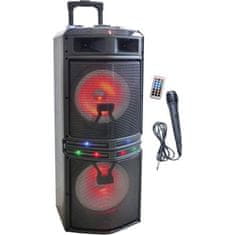 Inovalley INOVALLEY MS02XXL Reproduktor na vozíku na karaoke, Bluetooth -1000W