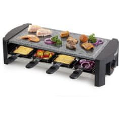 DOMO DOMO DO9039G raclette zariadenie, 8 osôb, leštený kameň, 1300 W.