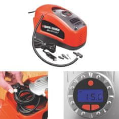 VERVELEY Programovateľný kompresor BLACK & DECKER 12 V / 220 V 11 bar