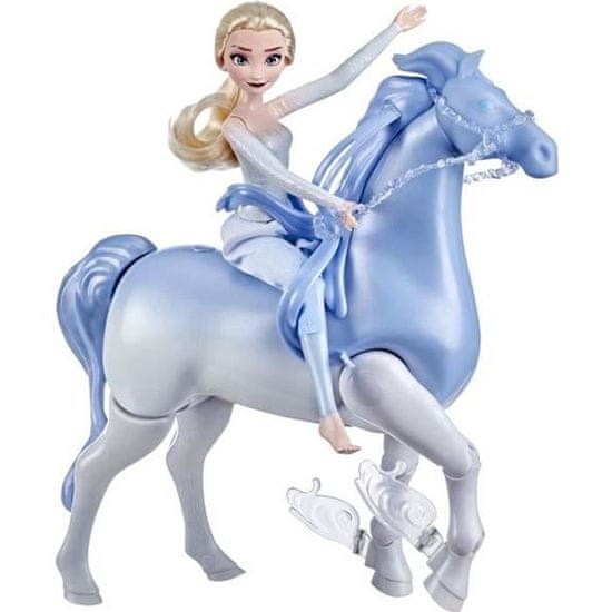 VERVELEY Disney Frozen 2, Disney Princezná Elsa 30 cm a jej interaktívny kôň Nokk 23 cm