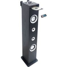 shumee Inovalley HP49CD - Zvukový systém Bluetooth - Prehrávač CD a funkcia karaoke - 100 W - Rádio FM - Port USB - Vstup Aux - Čierny