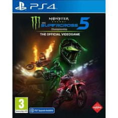 VERVELEY Oficiálna videohra Monster Energy Supercross 5 pre systém PS4