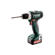 Metabo Skrutkovač METABO, PowerMaxx, BS 12 2 x 2,0 Ah Li-Power, SC60 Plus, kryt