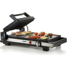 DOMO DOMO DO9238G Plancha-Grill 3 v 1, 2200 W, čierna