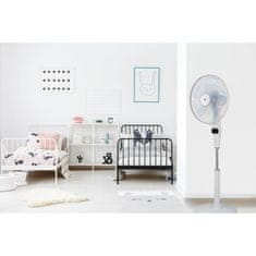 VERVELEY BEKO, EFS7000WI, Veľmi tichý stojanový ventilátor, Invertorový motor ProSmart 30 W, 12 stupňov rýchlosti, Diaľkové ovládanie