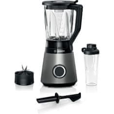 shumee BOSCH Blender VitaPower s kovovým povrchom - 1200W - 30000 ot./min - 2 rýchlosti + turbo - 2 l mixovacia nádoba - 4 odnímateľné čepele