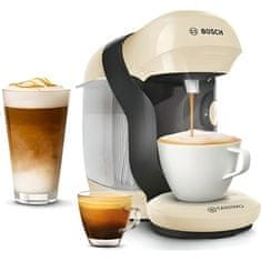 shumee Kompaktný multinápojový kávovar Tassimo Style - BOSCH TAS1107 - Vanilla Color - 40 nápojov - 0,7l - 1400W