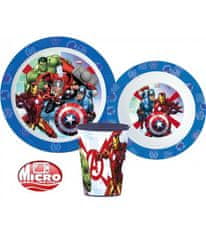 Javoli Sada plastového riadu Marvel Avengers s kelímkom