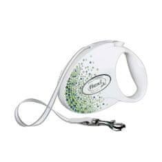 Flexi Glam Splash Leaf popruh M 5m biele do 25kg SWAROVSKI