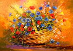 Košík s kvetmi
