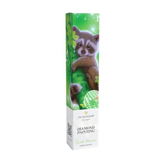 Picmondoo Diamantová maľba - Sweet Raccoon