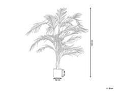 Beliani Umelá rastlina v kvetináči 124 cm ARECA PALM