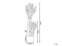 Beliani Umelá rastlina 90 cm YUCCA