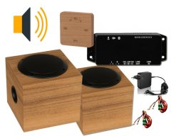 Horavia Set ozvučenia sauny Hi-Fi PRO, osika THERMOWOOD