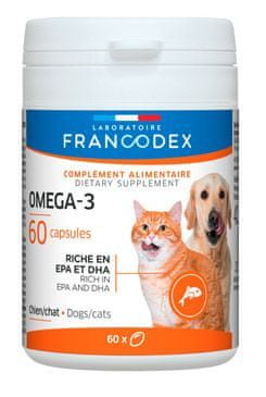 Francodex Omega 3 Capsules pes, mačka 60tab